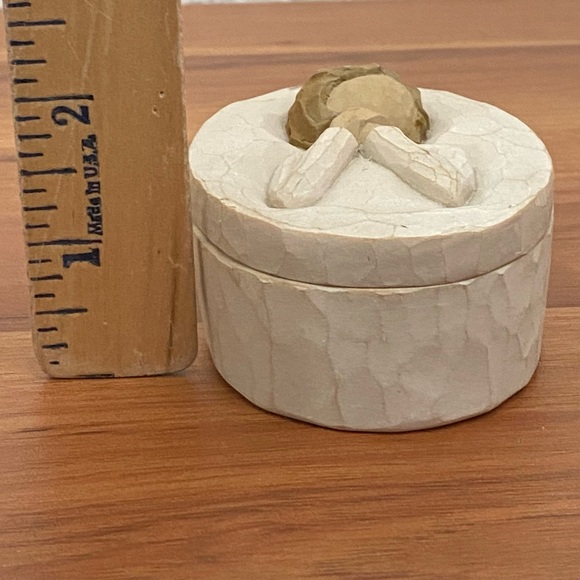 Vintage 2004 Susan Lordi DEMDACO Willow Tree Wishes Small Lidded Trinket Box - Picture 10 of 13